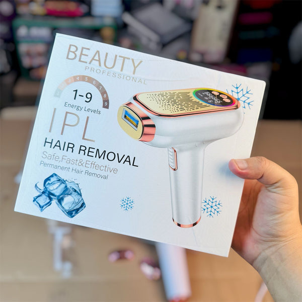 Beauty Professional IPL Hair Removal Device (9 Energy Levels, Ice Cooling)