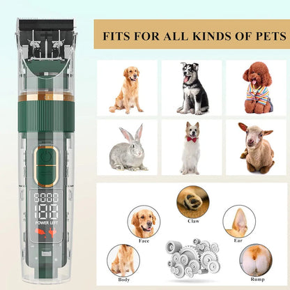 Professional Pet Hair Clipper (Cordless, Dog & Cat Grooming)