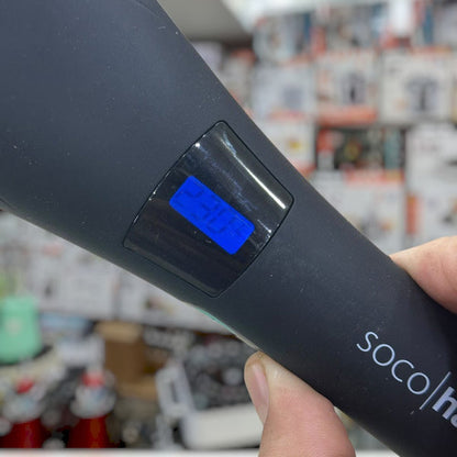 SOCO 3-in-1 Nano Ceramic Straightener Brush NC001 (Detangle, Straighten, Massage)