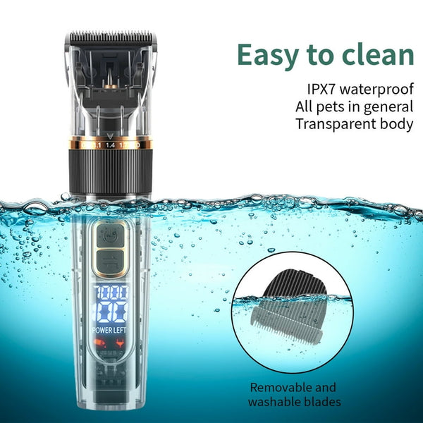 Professional Pet Hair Clipper (Cordless, Dog & Cat Grooming)