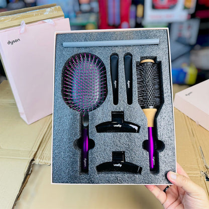 Hair Styling Gift Box Set (Dyson-Style Compatible Brushes & Combs)