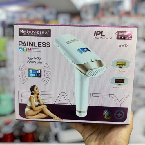 Babyverse IPL Laser Hair Remover SE13 (300,000 Flashes, Skin Rejuvenation)