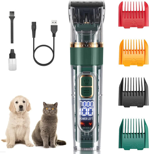 Professional Pet Hair Clipper (Cordless, Dog & Cat Grooming)