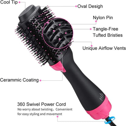 One Step Hot Air Brush (Dryer + Styler