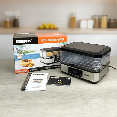 Geepas Digital Food Dehydrator – 5-Layer Electric Fruit Dryer